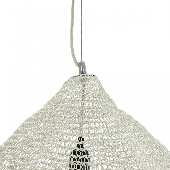 GloboStar® KENTUCKY 01865 Vintage Κρεμαστό Φωτιστικό Οροφής Μονόφωτο 1 x E27 AC220-240V IP20 - Φ60 x Υ50cm - Μπεζ Εκρού Μεταλλικό Πλέγμα GloboStar® KENTUCKY 01865 Vintage Κρεμαστό Φωτιστικό Οροφής Μονόφωτο 1 x E27 AC220-240V IP20 - Φ60 x Υ50cm - Μπεζ Εκρού Μεταλλικό Πλέγμα