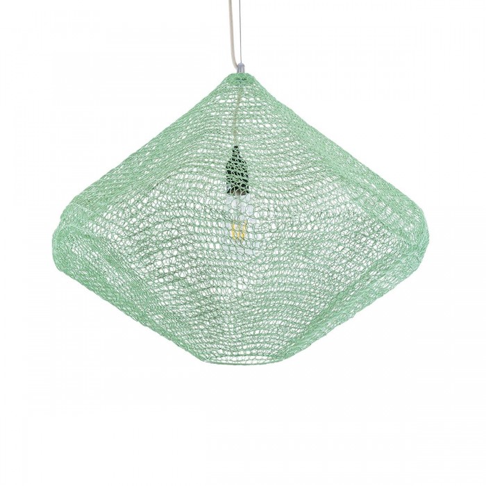 GloboStar® KENTUCKY 01866 Vintage Κρεμαστό Φωτιστικό Οροφής Μονόφωτο 1 x E27 AC220-240V IP20 - Φ60 x Υ50cm - Τιρκουάζ Μεταλλικό Πλέγμα GloboStar® KENTUCKY 01866 Vintage Κρεμαστό Φωτιστικό Οροφής Μονόφωτο 1 x E27 AC220-240V IP20 - Φ60 x Υ50cm - Τιρκουάζ Μεταλλικό Πλέγμα