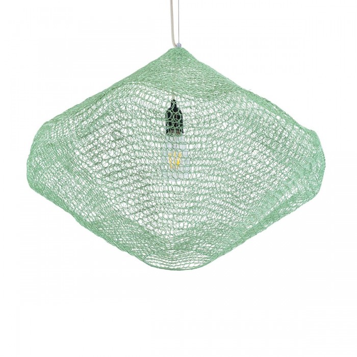 GloboStar® KENTUCKY 01866 Vintage Κρεμαστό Φωτιστικό Οροφής Μονόφωτο 1 x E27 AC220-240V IP20 - Φ60 x Υ50cm - Τιρκουάζ Μεταλλικό Πλέγμα GloboStar® KENTUCKY 01866 Vintage Κρεμαστό Φωτιστικό Οροφής Μονόφωτο 1 x E27 AC220-240V IP20 - Φ60 x Υ50cm - Τιρκουάζ Μεταλλικό Πλέγμα