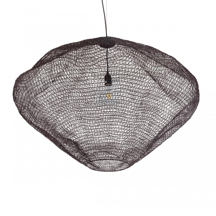 GloboStar® KENTUCKY 01869 Vintage Κρεμαστό Φωτιστικό Οροφής Μονόφωτο 1 x E27 AC220-240V IP20 - Φ90 x Υ70cm - Σκούρο Καφέ Μεταλλικό Πλέγμα GloboStar® KENTUCKY 01869 Vintage Κρεμαστό Φωτιστικό Οροφής Μονόφωτο 1 x E27 AC220-240V IP20 - Φ90 x Υ70cm - Σκούρο Καφέ Μεταλλικό Πλέγμα