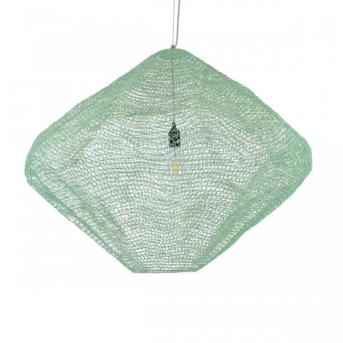 GloboStar® KENTUCKY 01870 Vintage Κρεμαστό Φωτιστικό Οροφής Μονόφωτο 1 x E27 AC220-240V IP20 - Φ90 x Υ70cm - Τιρκουάζ Μεταλλικό Πλέγμα GloboStar® KENTUCKY 01870 Vintage Κρεμαστό Φωτιστικό Οροφής Μονόφωτο 1 x E27 AC220-240V IP20 - Φ90 x Υ70cm - Τιρκουάζ Μεταλλικό Πλέγμα