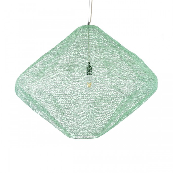 GloboStar® KENTUCKY 01870 Vintage Κρεμαστό Φωτιστικό Οροφής Μονόφωτο 1 x E27 AC220-240V IP20 - Φ90 x Υ70cm - Τιρκουάζ Μεταλλικό Πλέγμα GloboStar® KENTUCKY 01870 Vintage Κρεμαστό Φωτιστικό Οροφής Μονόφωτο 1 x E27 AC220-240V IP20 - Φ90 x Υ70cm - Τιρκουάζ Μεταλλικό Πλέγμα