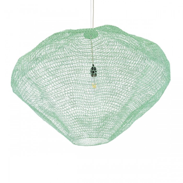 GloboStar® KENTUCKY 01870 Vintage Κρεμαστό Φωτιστικό Οροφής Μονόφωτο 1 x E27 AC220-240V IP20 - Φ90 x Υ70cm - Τιρκουάζ Μεταλλικό Πλέγμα GloboStar® KENTUCKY 01870 Vintage Κρεμαστό Φωτιστικό Οροφής Μονόφωτο 1 x E27 AC220-240V IP20 - Φ90 x Υ70cm - Τιρκουάζ Μεταλλικό Πλέγμα