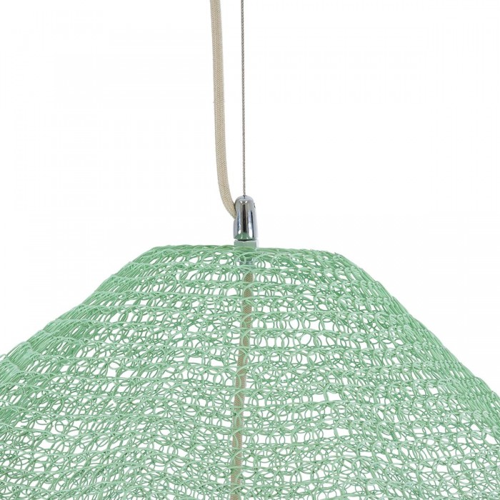 GloboStar® KENTUCKY 01870 Vintage Κρεμαστό Φωτιστικό Οροφής Μονόφωτο 1 x E27 AC220-240V IP20 - Φ90 x Υ70cm - Τιρκουάζ Μεταλλικό Πλέγμα GloboStar® KENTUCKY 01870 Vintage Κρεμαστό Φωτιστικό Οροφής Μονόφωτο 1 x E27 AC220-240V IP20 - Φ90 x Υ70cm - Τιρκουάζ Μεταλλικό Πλέγμα