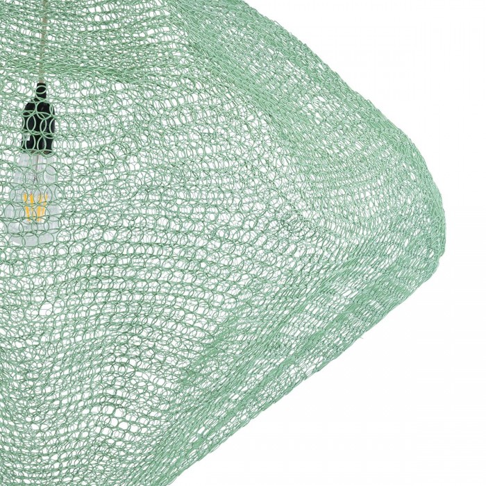 GloboStar® KENTUCKY 01870 Vintage Κρεμαστό Φωτιστικό Οροφής Μονόφωτο 1 x E27 AC220-240V IP20 - Φ90 x Υ70cm - Τιρκουάζ Μεταλλικό Πλέγμα GloboStar® KENTUCKY 01870 Vintage Κρεμαστό Φωτιστικό Οροφής Μονόφωτο 1 x E27 AC220-240V IP20 - Φ90 x Υ70cm - Τιρκουάζ Μεταλλικό Πλέγμα