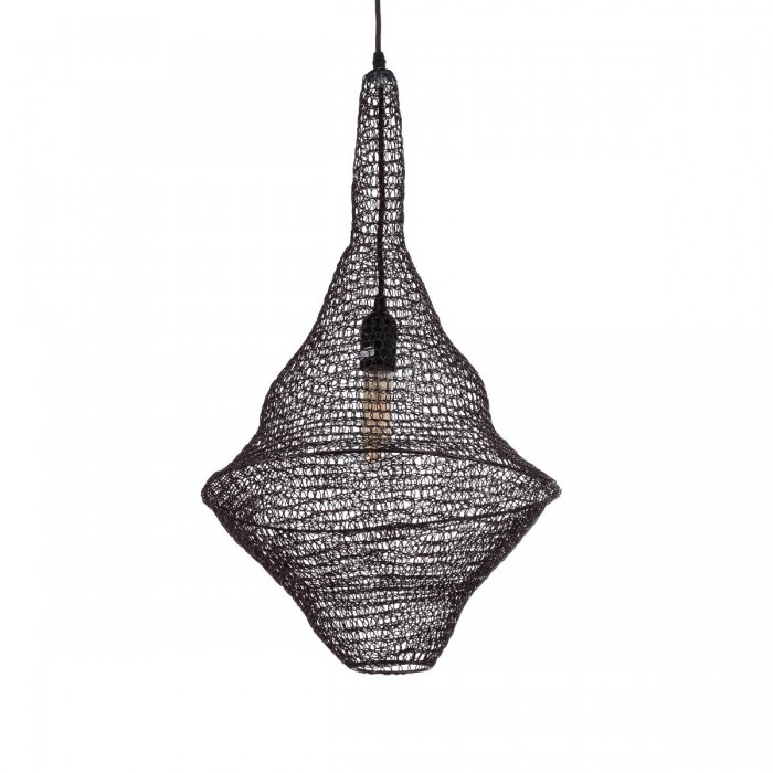 GloboStar® KENTUCKY 01872 Vintage Κρεμαστό Φωτιστικό Οροφής Μονόφωτο 1 x E27 AC220-240V IP20 - Φ35 x Υ60cm - Σκούρο Καφέ Μεταλλικό Πλέγμα GloboStar® KENTUCKY 01872 Vintage Κρεμαστό Φωτιστικό Οροφής Μονόφωτο 1 x E27 AC220-240V IP20 - Φ35 x Υ60cm - Σκούρο Καφέ Μεταλλικό Πλέγμα