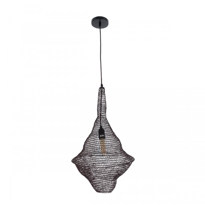 GloboStar® KENTUCKY 01872 Vintage Κρεμαστό Φωτιστικό Οροφής Μονόφωτο 1 x E27 AC220-240V IP20 - Φ35 x Υ60cm - Σκούρο Καφέ Μεταλλικό Πλέγμα GloboStar® KENTUCKY 01872 Vintage Κρεμαστό Φωτιστικό Οροφής Μονόφωτο 1 x E27 AC220-240V IP20 - Φ35 x Υ60cm - Σκούρο Καφέ Μεταλλικό Πλέγμα