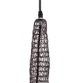 GloboStar® KENTUCKY 01872 Vintage Κρεμαστό Φωτιστικό Οροφής Μονόφωτο 1 x E27 AC220-240V IP20 - Φ35 x Υ60cm - Σκούρο Καφέ Μεταλλικό Πλέγμα