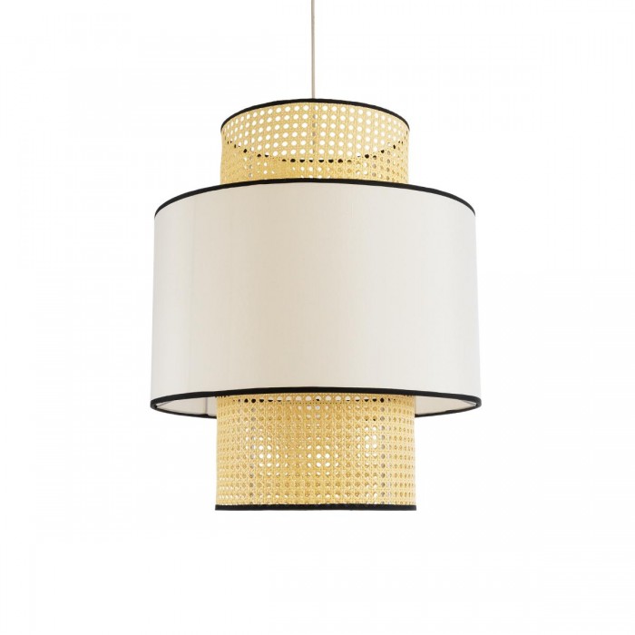 GloboStar® SAIGE 01917 Boho Κρεμαστό Φωτιστικό Πλέγμα Μονόφωτο 1 x E27 IP20 Μπεζ Ξύλο με Μπεζ & Μαύρο Ύφασμα - Μ50 x Π50 x Υ60cm GloboStar® SAIGE 01917 Boho Κρεμαστό Φωτιστικό Πλέγμα Μονόφωτο 1 x E27 IP20 Μπεζ Ξύλο με Μπεζ & Μαύρο Ύφασμα - Μ50 x Π50 x Υ60cm