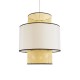 GloboStar® SAIGE 01917 Boho Κρεμαστό Φωτιστικό Πλέγμα Μονόφωτο 1 x E27 IP20 Μπεζ Ξύλο με Μπεζ & Μαύρο Ύφασμα - Μ50 x Π50 x Υ60cm GloboStar® SAIGE 01917 Boho Κρεμαστό Φωτιστικό Πλέγμα Μονόφωτο 1 x E27 IP20 Μπεζ Ξύλο με Μπεζ & Μαύρο Ύφασμα - Μ50 x Π50 x Υ60cm