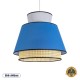 GloboStar® SAIGE 01918 Boho Κρεμαστό Φωτιστικό Πλέγμα Μονόφωτο 1 x E27 IP20 Μπεζ Ξύλο με Μπλε & Γκρι Ύφασμα - Μ50 x Π50 x Υ45cm GloboStar® SAIGE 01918 Boho Κρεμαστό Φωτιστικό Πλέγμα Μονόφωτο 1 x E27 IP20 Μπεζ Ξύλο με Μπλε & Γκρι Ύφασμα - Μ50 x Π50 x Υ45cm