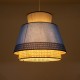 GloboStar® SAIGE 01918 Boho Κρεμαστό Φωτιστικό Πλέγμα Μονόφωτο 1 x E27 IP20 Μπεζ Ξύλο με Μπλε & Γκρι Ύφασμα - Μ50 x Π50 x Υ45cm GloboStar® SAIGE 01918 Boho Κρεμαστό Φωτιστικό Πλέγμα Μονόφωτο 1 x E27 IP20 Μπεζ Ξύλο με Μπλε & Γκρι Ύφασμα - Μ50 x Π50 x Υ45cm