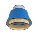 GloboStar® SAIGE 01918 Boho Κρεμαστό Φωτιστικό Πλέγμα Μονόφωτο 1 x E27 IP20 Μπεζ Ξύλο με Μπλε & Γκρι Ύφασμα - Μ50 x Π50 x Υ45cm GloboStar® SAIGE 01918 Boho Κρεμαστό Φωτιστικό Πλέγμα Μονόφωτο 1 x E27 IP20 Μπεζ Ξύλο με Μπλε & Γκρι Ύφασμα - Μ50 x Π50 x Υ45cm