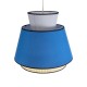 GloboStar® SAIGE 01918 Boho Κρεμαστό Φωτιστικό Πλέγμα Μονόφωτο 1 x E27 IP20 Μπεζ Ξύλο με Μπλε & Γκρι Ύφασμα - Μ50 x Π50 x Υ45cm GloboStar® SAIGE 01918 Boho Κρεμαστό Φωτιστικό Πλέγμα Μονόφωτο 1 x E27 IP20 Μπεζ Ξύλο με Μπλε & Γκρι Ύφασμα - Μ50 x Π50 x Υ45cm