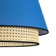 GloboStar® SAIGE 01918 Boho Κρεμαστό Φωτιστικό Πλέγμα Μονόφωτο 1 x E27 IP20 Μπεζ Ξύλο με Μπλε & Γκρι Ύφασμα - Μ50 x Π50 x Υ45cm GloboStar® SAIGE 01918 Boho Κρεμαστό Φωτιστικό Πλέγμα Μονόφωτο 1 x E27 IP20 Μπεζ Ξύλο με Μπλε & Γκρι Ύφασμα - Μ50 x Π50 x Υ45cm