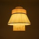 GloboStar® SAIGE 01920 Boho Κρεμαστό Φωτιστικό Πλέγμα Μονόφωτο 1 x E27 IP20 Μπεζ Ξύλο με Πολύχρωμο Ύφασμα - Μ50 x Π50 x Υ54cm GloboStar® SAIGE 01920 Boho Κρεμαστό Φωτιστικό Πλέγμα Μονόφωτο 1 x E27 IP20 Μπεζ Ξύλο με Πολύχρωμο Ύφασμα - Μ50 x Π50 x Υ54cm