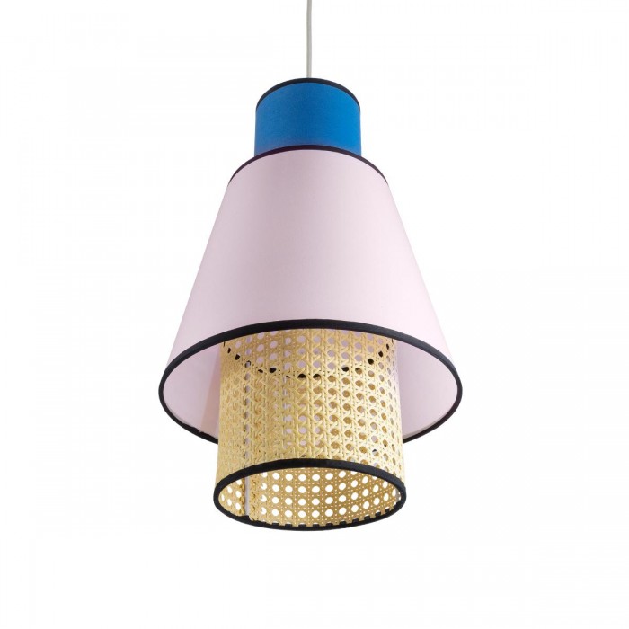 GloboStar® SAIGE 01921 Boho Κρεμαστό Φωτιστικό Πλέγμα Μονόφωτο 1 x E27 IP20 Μπεζ Ξύλο με Μπλε & Ροζ Ύφασμα - Μ30 x Π30 x Υ48cm GloboStar® SAIGE 01921 Boho Κρεμαστό Φωτιστικό Πλέγμα Μονόφωτο 1 x E27 IP20 Μπεζ Ξύλο με Μπλε & Ροζ Ύφασμα - Μ30 x Π30 x Υ48cm