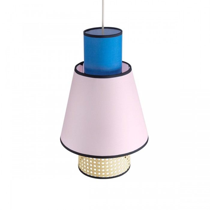 GloboStar® SAIGE 01921 Boho Κρεμαστό Φωτιστικό Πλέγμα Μονόφωτο 1 x E27 IP20 Μπεζ Ξύλο με Μπλε & Ροζ Ύφασμα - Μ30 x Π30 x Υ48cm GloboStar® SAIGE 01921 Boho Κρεμαστό Φωτιστικό Πλέγμα Μονόφωτο 1 x E27 IP20 Μπεζ Ξύλο με Μπλε & Ροζ Ύφασμα - Μ30 x Π30 x Υ48cm
