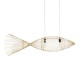 GloboStar® FISH 01927 Μοντέρνο Κρεμαστό Φωτιστικό Οροφής 2 x E27 AC 220-240V IP20 - Μ130 x Π42 x Υ42cm - Μπεζ Ξύλινο Πλέγμα GloboStar® FISH 01927 Μοντέρνο Κρεμαστό Φωτιστικό Οροφής 2 x E27 AC 220-240V IP20 - Μ130 x Π42 x Υ42cm - Μπεζ Ξύλινο Πλέγμα