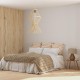 GloboStar® YOSHI 01928 Boho Κρεμαστό Φωτιστικό Οροφής Μονόφωτο 1 x E27 AC220-240V IP20 - Φ35 x Υ60cm - Μπεζ Ξύλινο Πλέγμα GloboStar® YOSHI 01928 Boho Κρεμαστό Φωτιστικό Οροφής Μονόφωτο 1 x E27 AC220-240V IP20 - Φ35 x Υ60cm - Μπεζ Ξύλινο Πλέγμα