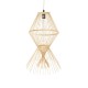 GloboStar® YOSHI 01928 Boho Κρεμαστό Φωτιστικό Οροφής Μονόφωτο 1 x E27 AC220-240V IP20 - Φ35 x Υ60cm - Μπεζ Ξύλινο Πλέγμα GloboStar® YOSHI 01928 Boho Κρεμαστό Φωτιστικό Οροφής Μονόφωτο 1 x E27 AC220-240V IP20 - Φ35 x Υ60cm - Μπεζ Ξύλινο Πλέγμα