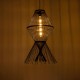 GloboStar® YOSHI 01929 Boho Κρεμαστό Φωτιστικό Οροφής Μονόφωτο 1 x E27 AC220-240V IP20 - Φ35 x Υ60cm - Μαύρο Ξύλινο Πλέγμα GloboStar® YOSHI 01929 Boho Κρεμαστό Φωτιστικό Οροφής Μονόφωτο 1 x E27 AC220-240V IP20 - Φ35 x Υ60cm - Μαύρο Ξύλινο Πλέγμα