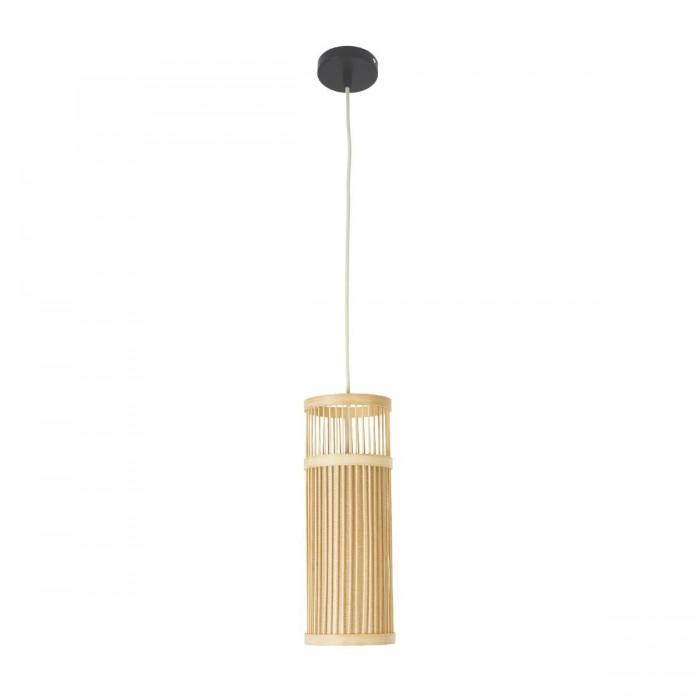 GloboStar® HIBISCUS 01937 Boho Κρεμαστό Φωτιστικό Οροφής Μονόφωτο 1 x E27 AC220-240V IP20 - Φ13 x Υ35cm - Μπεζ Ξύλινο Πλέγμα GloboStar® HIBISCUS 01937 Boho Κρεμαστό Φωτιστικό Οροφής Μονόφωτο 1 x E27 AC220-240V IP20 - Φ13 x Υ35cm - Μπεζ Ξύλινο Πλέγμα