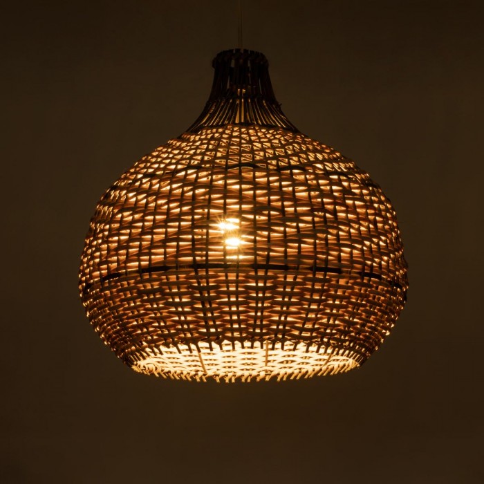 GloboStar® SEYCHELLES 01948 Boho Κρεμαστό Φωτιστικό Καμπάνα Μονόφωτο 1 x E27 IP20 Μπεζ, Χακί & Καφέ Ξύλο - Μ40 x Π40 x Υ40cm GloboStar® SEYCHELLES 01948 Boho Κρεμαστό Φωτιστικό Καμπάνα Μονόφωτο 1 x E27 IP20 Μπεζ, Χακί & Καφέ Ξύλο - Μ40 x Π40 x Υ40cm