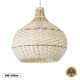 GloboStar® SANTACRUZ 01950 Boho Κρεμαστό Φωτιστικό Καμπάνα Μονόφωτο 1 x E27 IP20 Μπεζ & Καφέ Ξύλο - Μ40 x Π40 x Υ40cm GloboStar® SANTACRUZ 01950 Boho Κρεμαστό Φωτιστικό Καμπάνα Μονόφωτο 1 x E27 IP20 Μπεζ & Καφέ Ξύλο - Μ40 x Π40 x Υ40cm