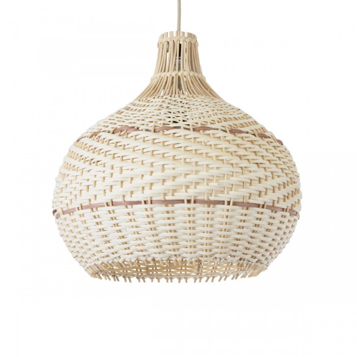 GloboStar® SANTACRUZ 01950 Boho Κρεμαστό Φωτιστικό Καμπάνα Μονόφωτο 1 x E27 IP20 Μπεζ & Καφέ Ξύλο - Μ40 x Π40 x Υ40cm GloboStar® SANTACRUZ 01950 Boho Κρεμαστό Φωτιστικό Καμπάνα Μονόφωτο 1 x E27 IP20 Μπεζ & Καφέ Ξύλο - Μ40 x Π40 x Υ40cm