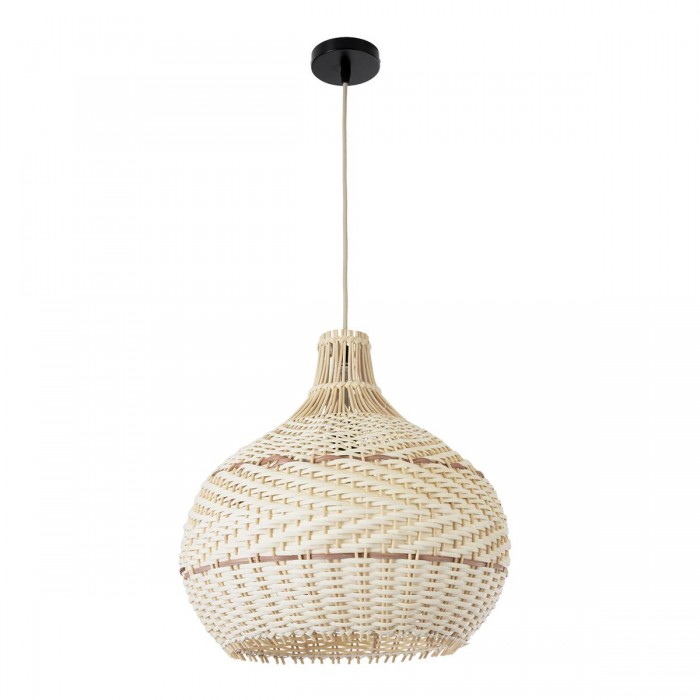 GloboStar® SANTACRUZ 01950 Boho Κρεμαστό Φωτιστικό Καμπάνα Μονόφωτο 1 x E27 IP20 Μπεζ & Καφέ Ξύλο - Μ40 x Π40 x Υ40cm GloboStar® SANTACRUZ 01950 Boho Κρεμαστό Φωτιστικό Καμπάνα Μονόφωτο 1 x E27 IP20 Μπεζ & Καφέ Ξύλο - Μ40 x Π40 x Υ40cm