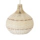 GloboStar® SANTACRUZ 01950 Boho Κρεμαστό Φωτιστικό Καμπάνα Μονόφωτο 1 x E27 IP20 Μπεζ & Καφέ Ξύλο - Μ40 x Π40 x Υ40cm GloboStar® SANTACRUZ 01950 Boho Κρεμαστό Φωτιστικό Καμπάνα Μονόφωτο 1 x E27 IP20 Μπεζ & Καφέ Ξύλο - Μ40 x Π40 x Υ40cm