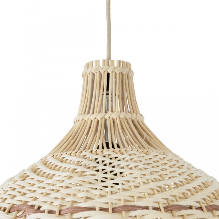 GloboStar® SANTACRUZ 01950 Boho Κρεμαστό Φωτιστικό Καμπάνα Μονόφωτο 1 x E27 IP20 Μπεζ & Καφέ Ξύλο - Μ40 x Π40 x Υ40cm GloboStar® SANTACRUZ 01950 Boho Κρεμαστό Φωτιστικό Καμπάνα Μονόφωτο 1 x E27 IP20 Μπεζ & Καφέ Ξύλο - Μ40 x Π40 x Υ40cm