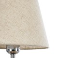 GLOBOSTAR® HASUMI 01956 Boho Επιτραπέζιο Φωτιστικό Πορτατίφ με Ντουί 1 x E27 AC 220-240V IP20 - Μπεζ - Μ23 x Π23 x Υ40cm