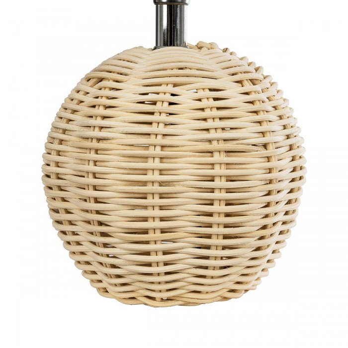 GLOBOSTAR® HASUMI 01957 Boho Επιτραπέζιο Φωτιστικό Πορτατίφ με Ντουί 1 x E27 AC 220-240V IP20 - Μπεζ & Λευκό - Μ19 x Π19 x Υ30cm GLOBOSTAR® HASUMI 01957 Boho Επιτραπέζιο Φωτιστικό Πορτατίφ με Ντουί 1 x E27 AC 220-240V IP20 - Μπεζ & Λευκό - Μ19 x Π19 x Υ30cm