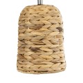 GLOBOSTAR® HOLOKAI 01960 Boho Επιτραπέζιο Φωτιστικό Πορτατίφ με Ντουί 1 x E27 AC 220-240V IP20 - Μπεζ & Λευκό - Μ23 x Π23 x Υ40cm