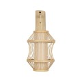 GLOBOSTAR® TULUM 01971 Boho Φωτιστικό Τοίχου - Απλίκα με Ντουί 1 x E27 AC 220-240V IP20 - Μπεζ - Μ24 x Π32 x Υ55cm