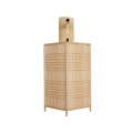 GLOBOSTAR® KOMO 01976 Boho Φωτιστικό Τοίχου - Απλίκα με Ντουί 1 x E27 AC 220-240V IP20 - Μπεζ - Μ20 x Π30 x Υ60cm GLOBOSTAR® KOMO 01976 Boho Φωτιστικό Τοίχου - Απλίκα με Ντουί 1 x E27 AC 220-240V IP20 - Μπεζ - Μ20 x Π30 x Υ60cm