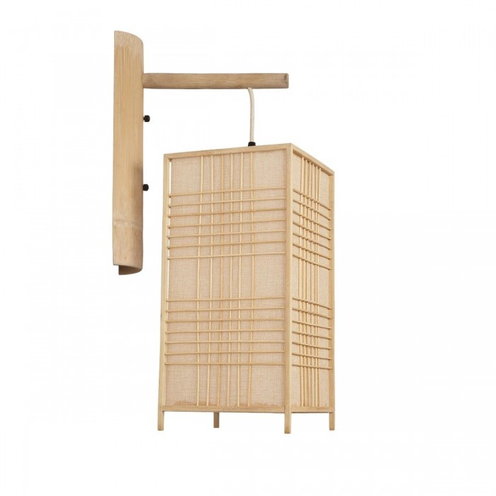GLOBOSTAR® KOMO 01976 Boho Φωτιστικό Τοίχου - Απλίκα με Ντουί 1 x E27 AC 220-240V IP20 - Μπεζ - Μ20 x Π30 x Υ60cm GLOBOSTAR® KOMO 01976 Boho Φωτιστικό Τοίχου - Απλίκα με Ντουί 1 x E27 AC 220-240V IP20 - Μπεζ - Μ20 x Π30 x Υ60cm
