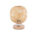GLOBOSTAR® KERRY 01981 Boho Επιτραπέζιο Φωτιστικό Πορτατίφ με Ντουί 1 x E27 AC 220-240V IP20 - Μπεζ - Μ18 x Π18 x Υ25cm