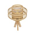 GLOBOSTAR® TULUM 01991 Boho Επιτραπέζιο Φωτιστικό Πορτατίφ με Ντουί 1 x E27 AC 220-240V IP20 - Μπεζ - Μ30 x Π30 x Υ41cm GLOBOSTAR® TULUM 01991 Boho Επιτραπέζιο Φωτιστικό Πορτατίφ με Ντουί 1 x E27 AC 220-240V IP20 - Μπεζ - Μ30 x Π30 x Υ41cm