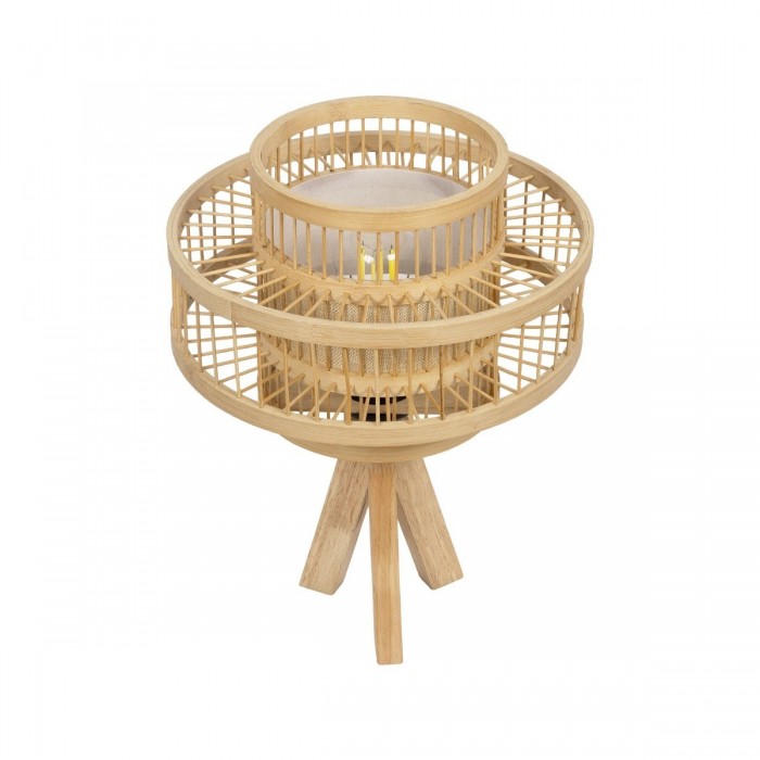 GLOBOSTAR® TULUM 01991 Boho Επιτραπέζιο Φωτιστικό Πορτατίφ με Ντουί 1 x E27 AC 220-240V IP20 - Μπεζ - Μ30 x Π30 x Υ41cm GLOBOSTAR® TULUM 01991 Boho Επιτραπέζιο Φωτιστικό Πορτατίφ με Ντουί 1 x E27 AC 220-240V IP20 - Μπεζ - Μ30 x Π30 x Υ41cm