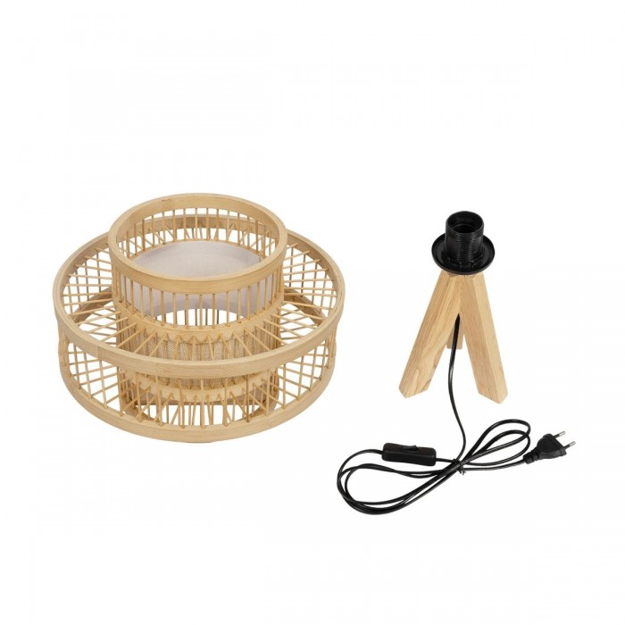 GLOBOSTAR® TULUM 01991 Boho Επιτραπέζιο Φωτιστικό Πορτατίφ με Ντουί 1 x E27 AC 220-240V IP20 - Μπεζ - Μ30 x Π30 x Υ41cm GLOBOSTAR® TULUM 01991 Boho Επιτραπέζιο Φωτιστικό Πορτατίφ με Ντουί 1 x E27 AC 220-240V IP20 - Μπεζ - Μ30 x Π30 x Υ41cm