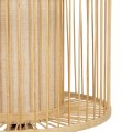GLOBOSTAR® TULUM 01993 Boho Επιτραπέζιο Φωτιστικό Πορτατίφ με Ντουί 1 x E27 AC 220-240V IP20 - Μπεζ - Μ30 x Π30 x Υ40cm