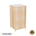 GLOBOSTAR® JUNIE 01997 Boho Επιδαπέδιο Φωτιστικό Πορτατίφ με Ντουί 1 x E27 AC 220-240V IP20 - Μπεζ - Μ20 x Π20 x Υ40cm