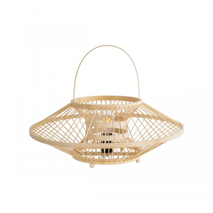 GLOBOSTAR® SORENIA 02005 Boho Επιδαπέδιο Φωτιστικό με Ντουί 1 x E27 AC 220-240V IP20 - Μπεζ - Μ50 x Π50 x Υ18cm GLOBOSTAR® SORENIA 02005 Boho Επιδαπέδιο Φωτιστικό με Ντουί 1 x E27 AC 220-240V IP20 - Μπεζ - Μ50 x Π50 x Υ18cm