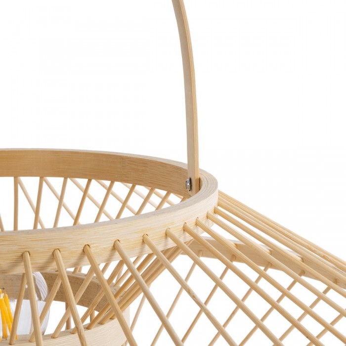 GLOBOSTAR® SORENIA 02005 Boho Επιδαπέδιο Φωτιστικό με Ντουί 1 x E27 AC 220-240V IP20 - Μπεζ - Μ50 x Π50 x Υ18cm GLOBOSTAR® SORENIA 02005 Boho Επιδαπέδιο Φωτιστικό με Ντουί 1 x E27 AC 220-240V IP20 - Μπεζ - Μ50 x Π50 x Υ18cm