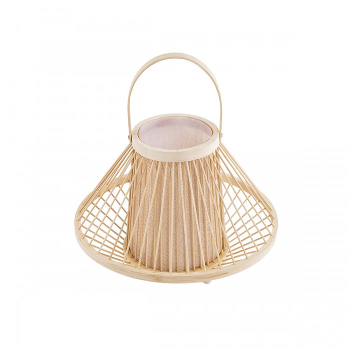 GloboStar® CATHY 02006 Boho Επιτραπέζιο Φωτιστικό Πορτατίφ Μονόφωτο 1 x E27 IP20 Μπεζ Ύφασμα με Μπεζ Ξύλο - Μ30 x Π30 x Υ22cm GloboStar® CATHY 02006 Boho Επιτραπέζιο Φωτιστικό Πορτατίφ Μονόφωτο 1 x E27 IP20 Μπεζ Ύφασμα με Μπεζ Ξύλο - Μ30 x Π30 x Υ22cm