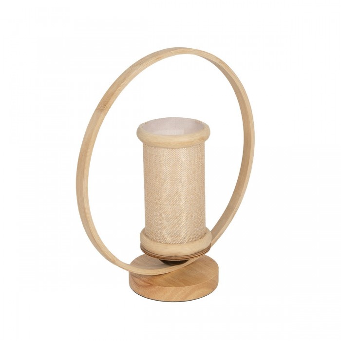 GLOBOSTAR® TULUMKO 02007 Boho Επιτραπέζιο Φωτιστικό Πορτατίφ με Ντουί 1 x E27 AC 220-240V IP20 - Μπεζ - Μ30 x Π12 x Υ32cm