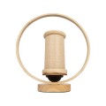 GLOBOSTAR® TULUMKO 02007 Boho Επιτραπέζιο Φωτιστικό Πορτατίφ με Ντουί 1 x E27 AC 220-240V IP20 - Μπεζ - Μ30 x Π12 x Υ32cm